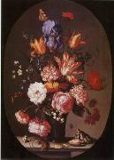 Floral, beautiful classical still life of flowers.071